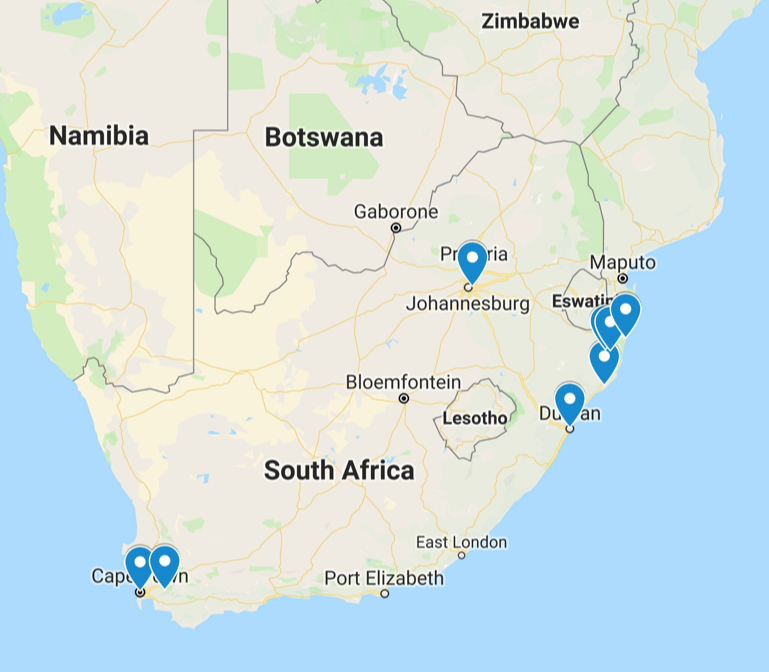 Places visited